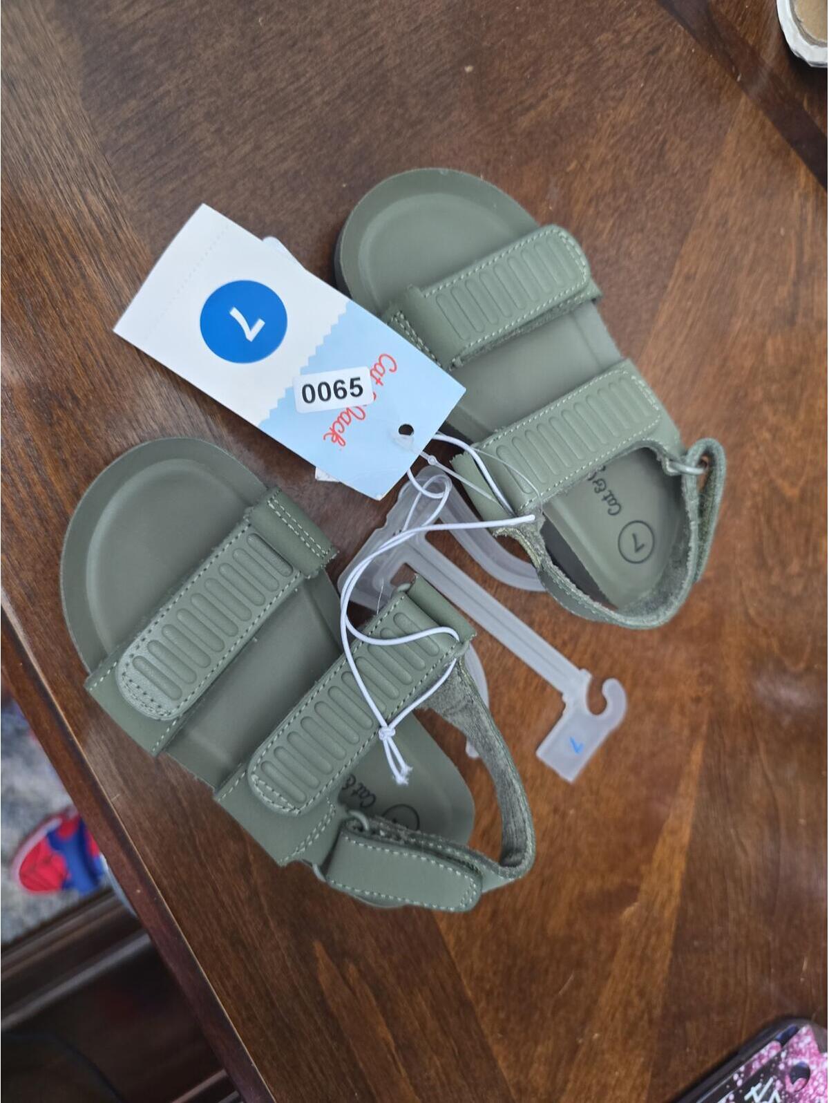 Size 7 Brand New Toddler Sandals From Target Item 65 Bin 9